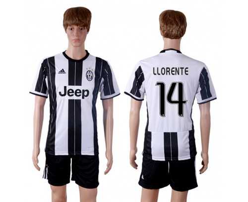 Juventus #14 Llorente Home Soccer Club Jersey