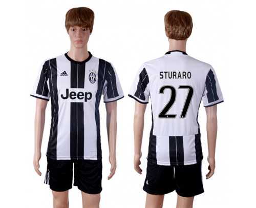 Juventus #27 Sturaro Home Soccer Club Jersey
