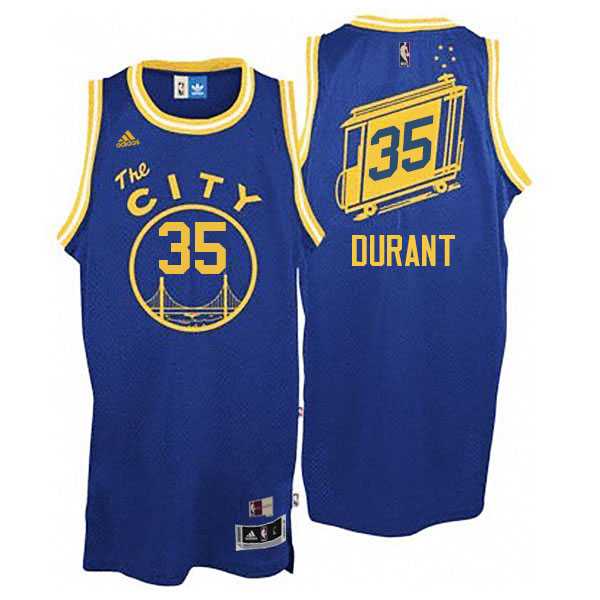 Golden State Warriors #35 Kevin Durant The City HWC Night Blue Swingman Jersey Golden State Warriors #35 Kevin Durant The City HWC Night Blue Swingman Jersey