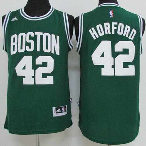 Celtics #42 Al Horford Green(White No.) Stitched NBA Jersey