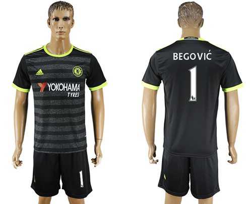 Chelsea #1 Begovic Away Soccer Club Jersey