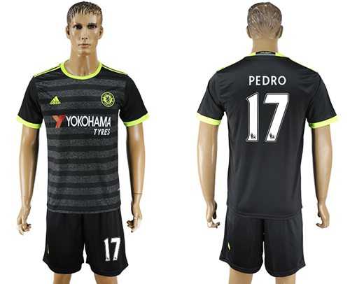 Chelsea #17 Pedro Away Soccer Club Jersey