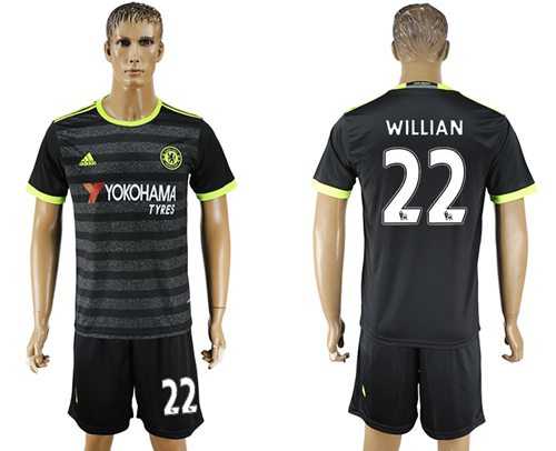 Chelsea #22 Willian Away Soccer Club Jersey