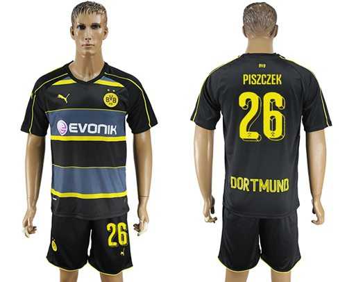 Dortmund #26 Piszczek Away Soccer Club Jersey