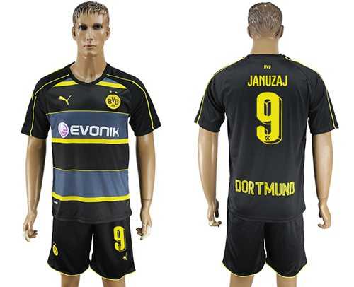 Dortmund #9 Januzaj Away Soccer Club Jersey