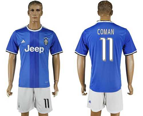 Juventus #11 Coman Away Soccer Club Jersey