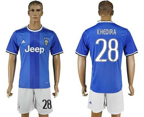 Juventus #28 Khedira Away Soccer Club Jersey