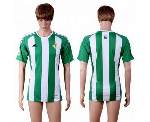 Real Betis Blank Home Soccer Club Jersey