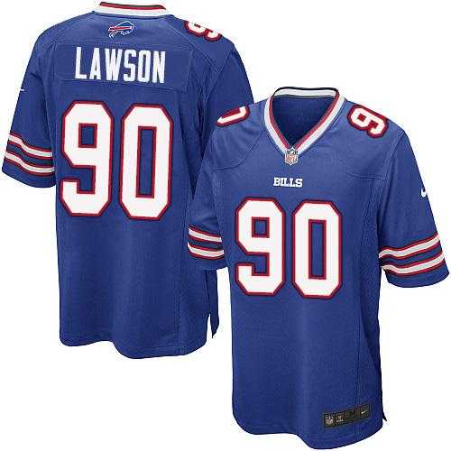 Youth Nike Buffalo Bills #90 Shaq Lawson Royal Blue Team Color Stitched NFL New Elite Jersey