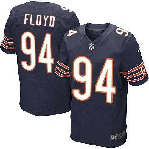 Nike Chicago Bears #94 Leonard Floyd Navy Blue Team Color Men's Stitched NFL Elite Jersey