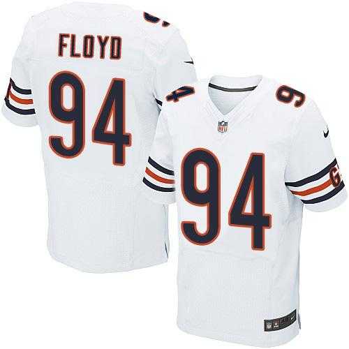 Nike Chicago Bears #94 Leonard Floyd White Men's Stitched NFL Elite Jersey