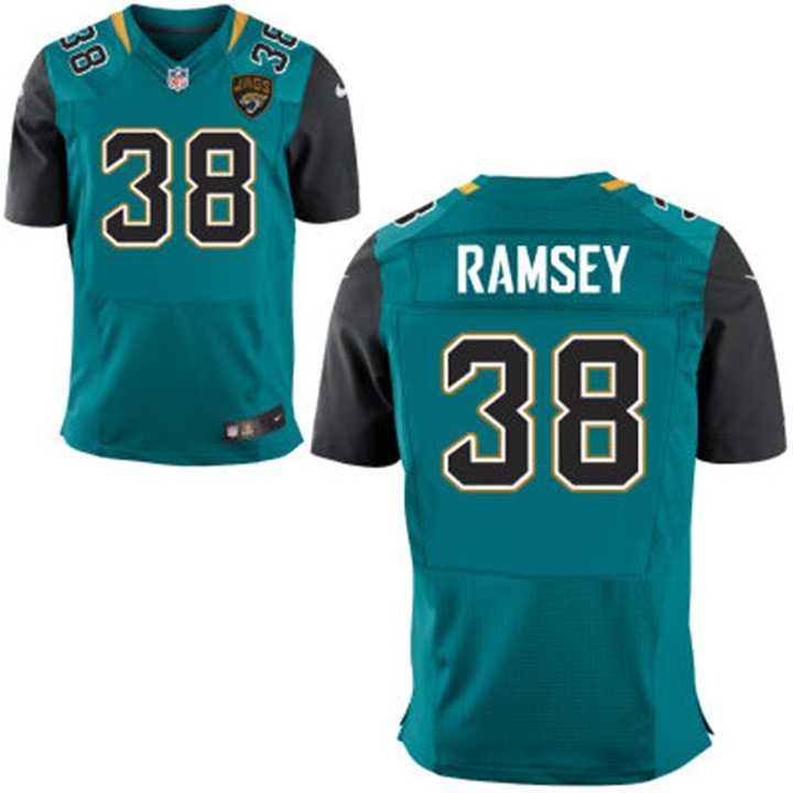 Nike Jacksonville Jaguars #38 Jalen Ramsey Teal Elite Jersey