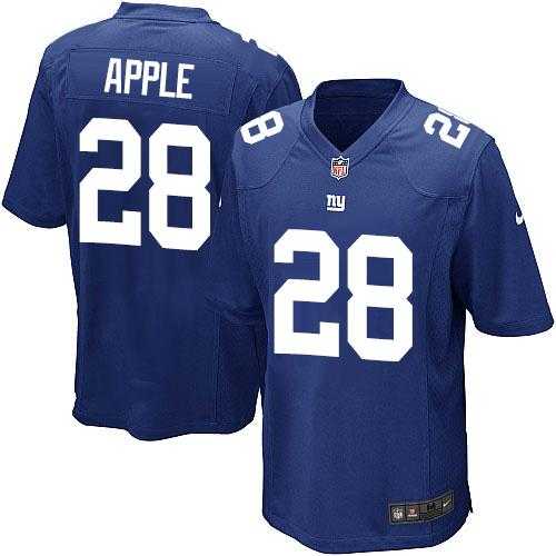 Youth Nike New York Giants #28 Eli Apple Royal Blue Team Color Stitched NFL Elite Jersey