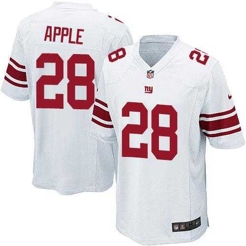 Youth Nike New York Giants #28 Eli Apple White Stitched NFL Elite Jersey