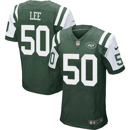 Nike New York Jets #50 Darron Lee Green Team Color Men's Stitched NFL Elite Jersey