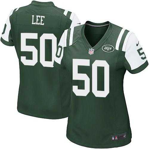 Women's Nike New York Jets #50 Darron Lee Green Team Color Stitched NFL Elite Jersey