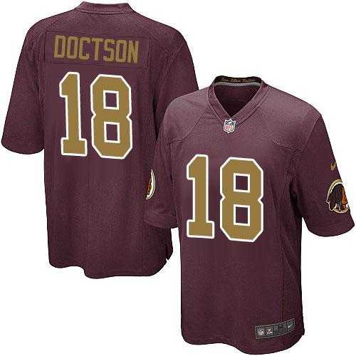 Youth Nike Washington Redskins #18 Josh Doctson Burgundy Red Alternate Stitched NFL Elite Jersey