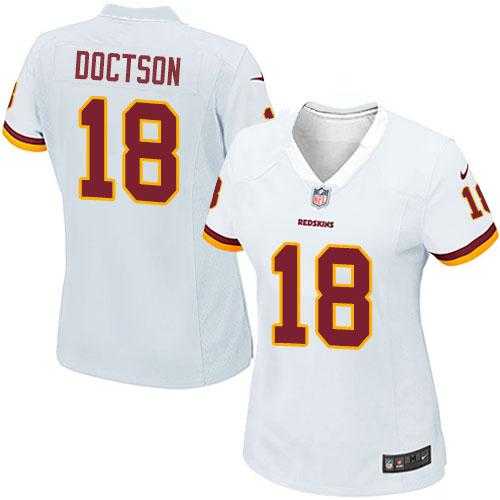 Women's Nike Washington Redskins #18 Josh Doctson White Stitched NFL Elite Jersey