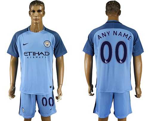 Manchester City Personalized Home Soccer Club Jersey
