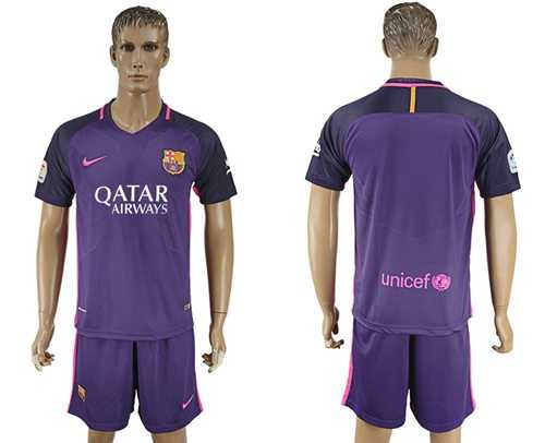 Barcelona Blank Away Soccer Club Jersey