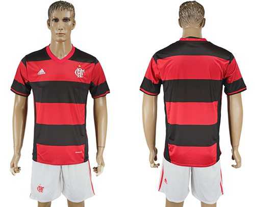 Flamengo Blank Home Soccer Club Jersey