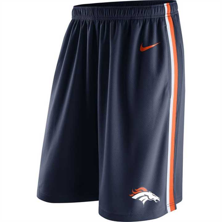 Men's Denver Broncos Navy Epic Team Logo Shorts