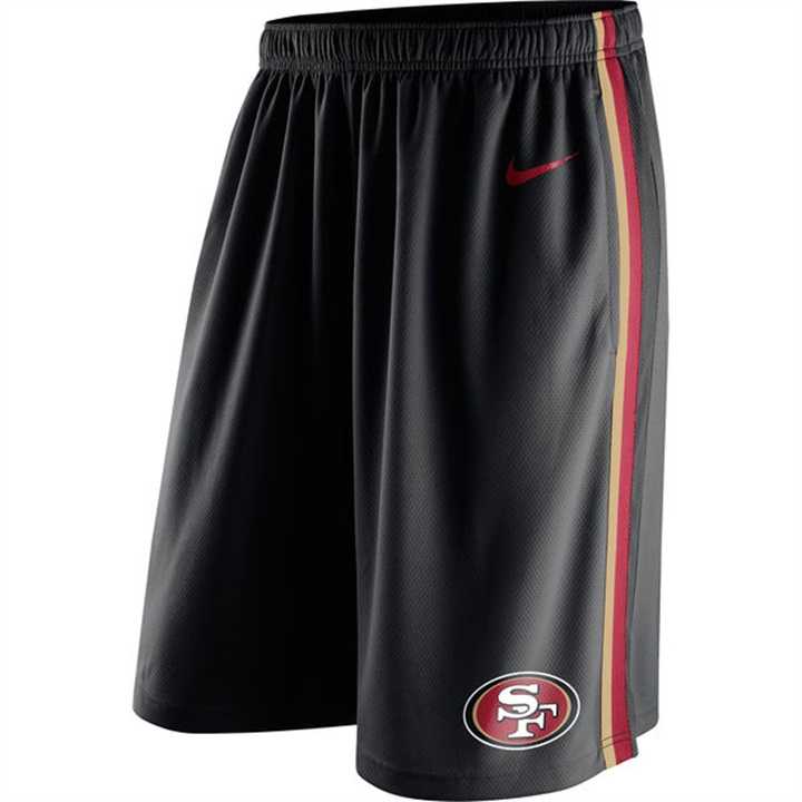 Men's San Francisco 49ers Black Epic Team Logo Shorts