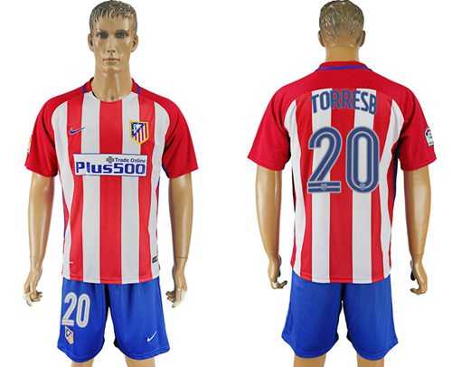 Atletico Madrid #20 Torresb Home Soccer Club Jersey