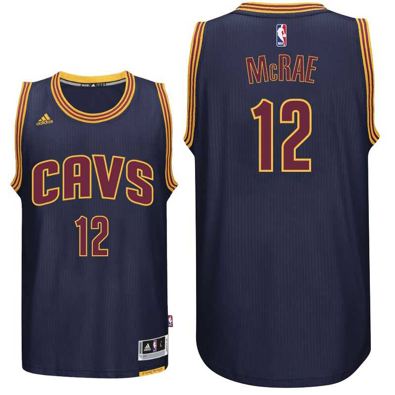 Cleveland Cavaliers #12 Jordan McRae New Swingman Alternate Navy Jersey