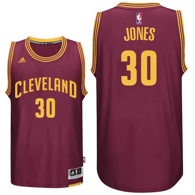Cleveland Cavaliers #30 Dahntay Jones New Swingman Road Wine Jersey