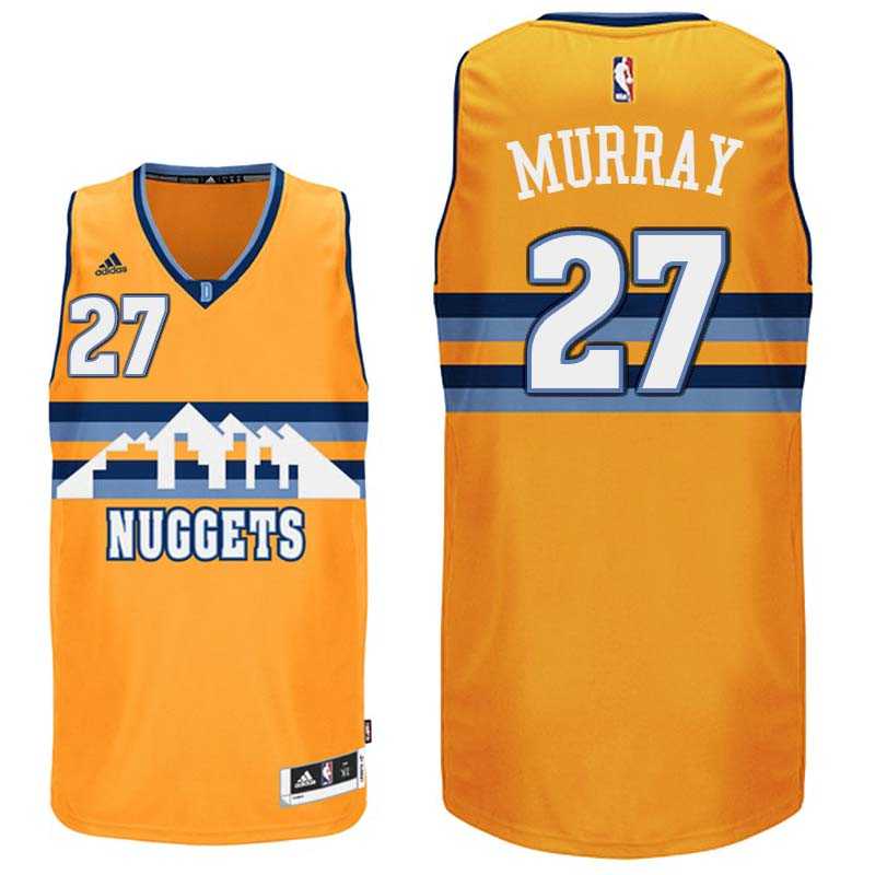Denver Nuggets #27 Jamal Murray Gold Alternate Swingman Jersey