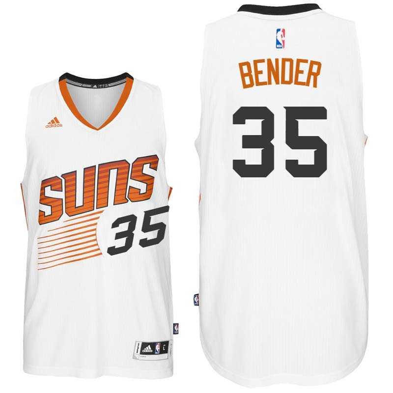 Phoenix Suns #35 Dragan Bender Home White Swingman Jersey