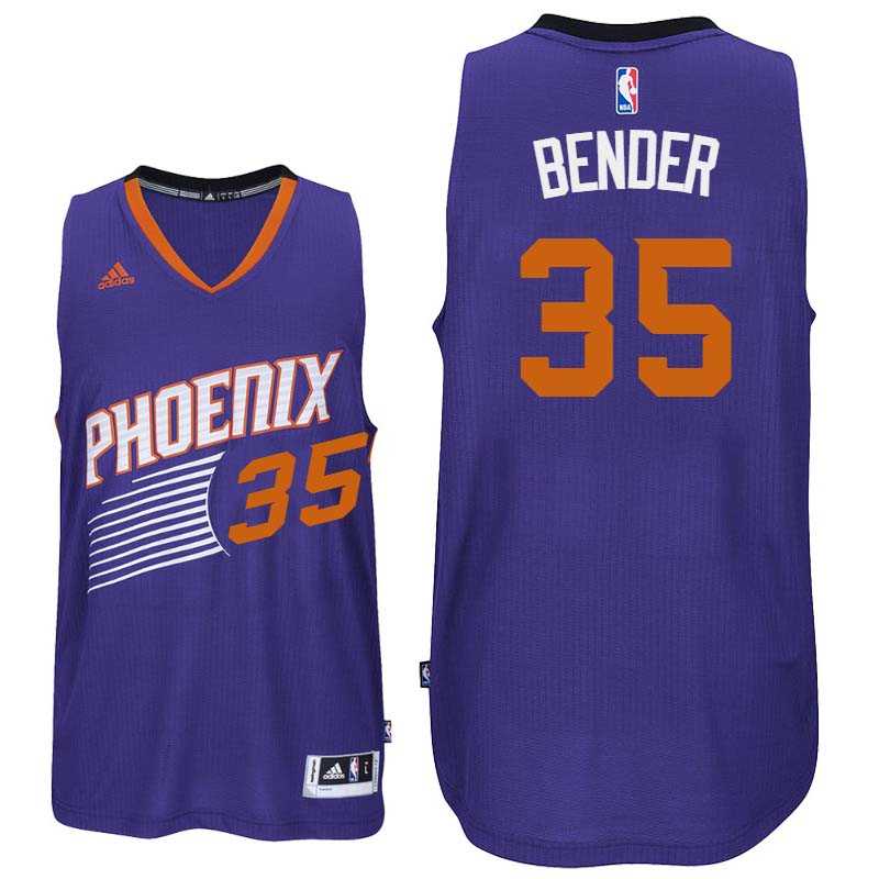 Phoenix Suns #35 Dragan Bender Road Purple Swingman Jersey
