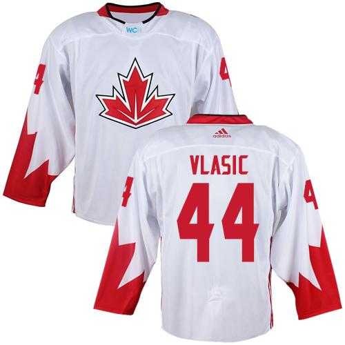 Team CA. #44 Marc-Edouard Vlasic White 2016 World Cup Stitched NHL Jersey