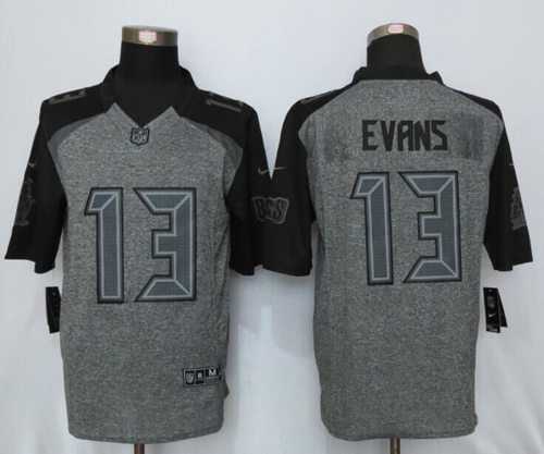 Nike Tampa Bay Buccaneers #13 Mike Evans Gray Men's Stitched NFL Limited Gridiron Gray Jersey