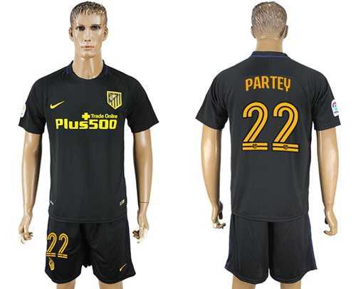 Atletico Madrid #22 Partey Away Soccer Club Jersey