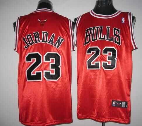 Chicago Bulls #23 Michael Jordan Red Stitched NBA Jersey