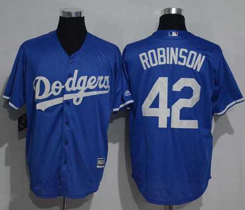 Los Angeles Dodgers #42 Jackie Robinson Blue New Cool Base Stitched Baseball Jersey