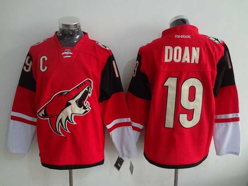 Phoenix Coyotes #19 Shane Doan Red Home Stitched NHL Jersey