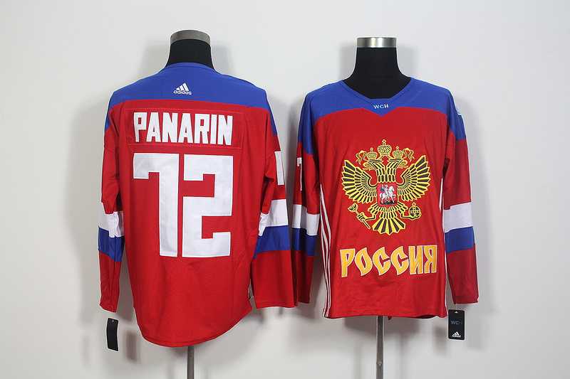 Team Russia #72 Artemi Panarin Red 2016 World Cup Stitched NHL Jersey