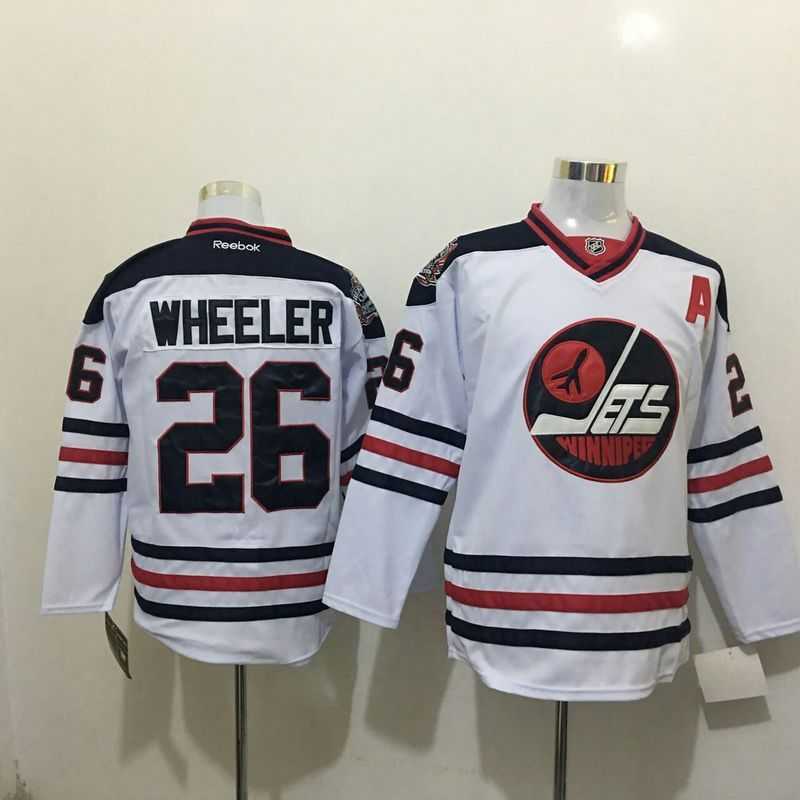 Winnipeg Jets #26 Blake Wheeler Stitched White NHL Jersey