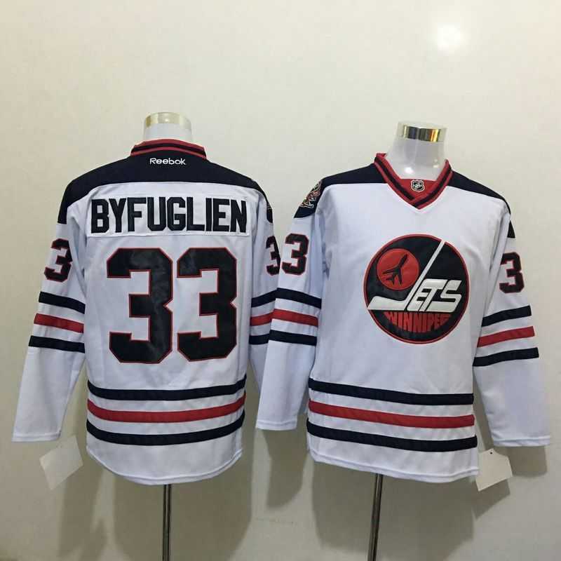 Winnipeg Jets #33 Dustin Byfuglien Stitched White NHL Jersey Winnipeg Jets #33 Dustin Byfuglien Stitched White NHL Jersey