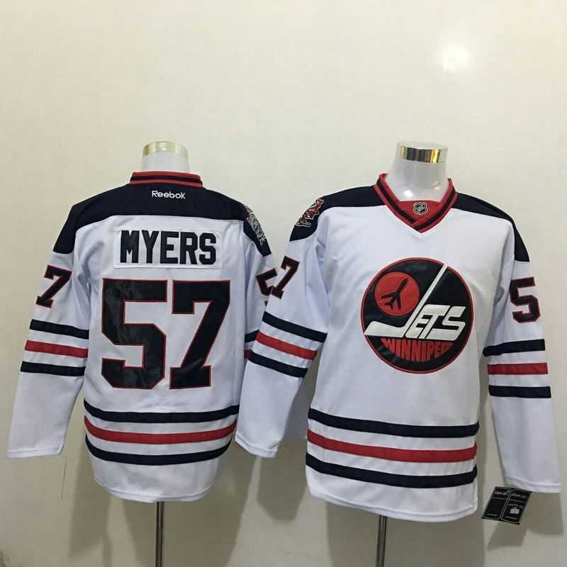 Winnipeg Jets #57 Tyler Myers Stitched White NHL Jersey Winnipeg Jets #57 Tyler Myers Stitched White NHL Jersey