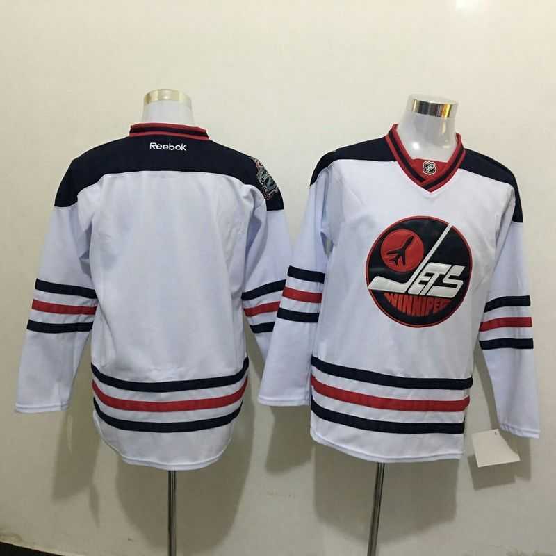 Winnipeg Jets Blank Stitched White NHL Jersey Winnipeg Jets Blank Stitched White NHL Jersey
