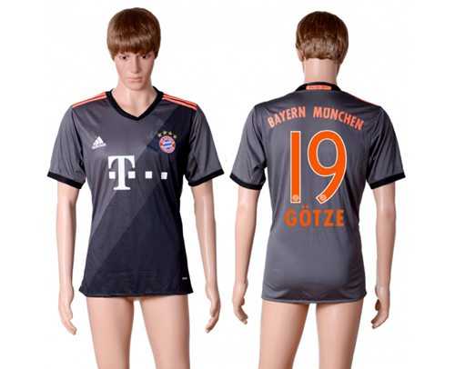 Bayern Munchen #19 Gotze Away Soccer Club Jersey