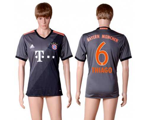 Bayern Munchen #6 Thiago Away Soccer Club Jersey