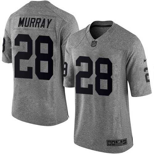 Nike Oakland Raiders #28 Latavius Murray Gray Men's Stitched NFL Limited Gridiron Gray Jersey