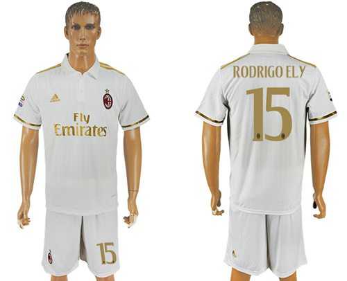 AC Milan #15 Rodrigo Ely Away Soccer Club Jersey