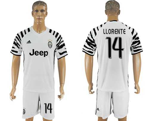 Juventus #14 Llorente SEC Away Soccer Club Jersey