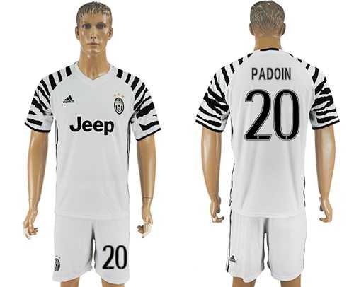 Juventus #20 Padoin SEC Away Soccer Club Jersey
